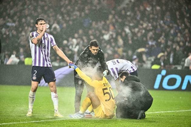 Guillaume Restes (tfc) FOOTBALL : Toulouse vs Union St Gilloise - Match 5 Phase de Groupe de la Ligue Europa - Toulouse - 30-11-2023 ThierryBreton Panoramic 
