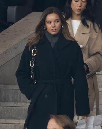 Correction: Nicola Cavanis, girlfriend of Mats Hummels, DFB 5 in the friendly match GERMANY - Türkiye 2-3 DEUTSCHLAND - TÜRKEI Preparation for European Championships 2024 in Germany ,Season 2023 2024, on Nov 18, 2023 in Berlin, Germany.