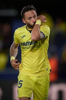 (231201) -- VILA-REAL, Dec. 1, 2023 -- Villarreal s Jose Luis Morales celebrates a goal during the UEFA Europa League group F match between Villarreal CF and Panathinaikos FC in Vila-Real, Spain, Nov. 30, 2023. (Photo by Xinhua) (SP)SPAIN-VILA-REAL-UEFA EUROPA LEAGUE-VILLARREAL CF VS PANATHINAIKOS FC PabloxMorano 