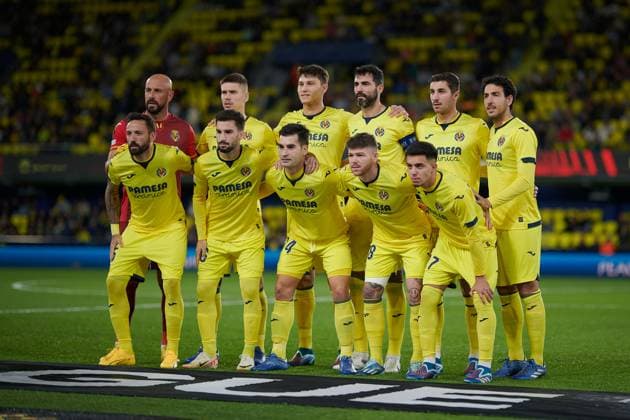(231201) -- VILA-REAL, Dec. 1, 2023 -- The line-up players of Villarreal pose for photos ahead of the UEFA Europa League group F match between Villarreal CF and Panathinaikos FC in Vila-Real, Spain, Nov. 30, 2023. (Photo by Xinhua) (SP)SPAIN-VILA-REAL-UEFA EUROPA LEAGUE-VILLARREAL CF VS PANATHINAIKOS FC PabloxMorano 