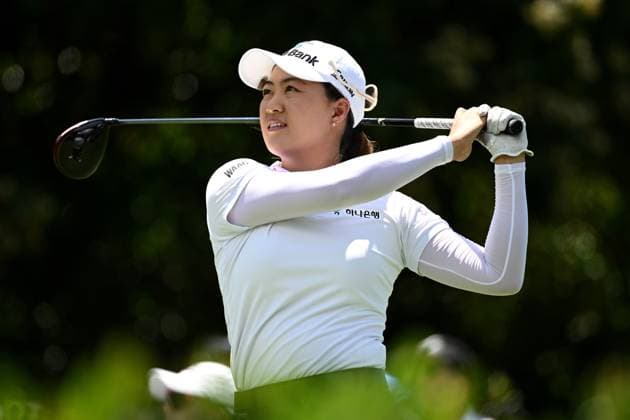 GOLF AUSTRALIAN OPEN, Minjee Lee of Australia plays a shot from the 6th tee during Round 2 of the Women?s Australian Open 2023 at the Australian Golf Club in Sydney, Friday, December 1, 2023. ( NO ARCHIVING, EDITORIAL USE ONLY, NO USE IN BOOKS WITHOUT CONSENT SYDNEY NEW SOUTH WALES AUSTRALIA  Copyright: xDANxHIMBRECHTSx 20231201001872267628