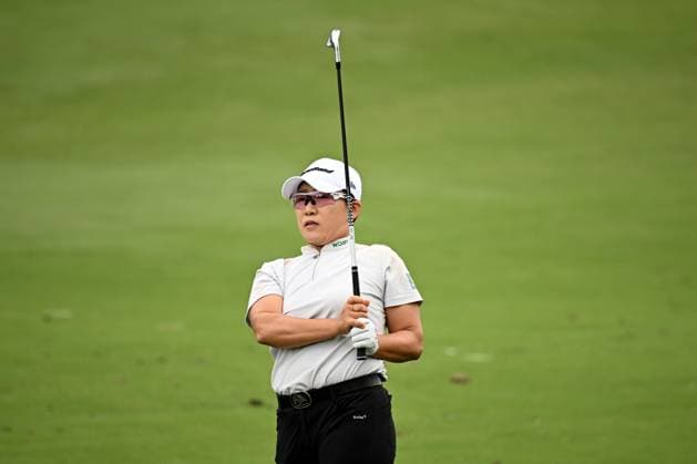 GOLF AUSTRALIAN OPEN, Jiyai Shin of South Korea plays a shot from the 3rd fairway during Round 3 of the Women?s Australian Open 2023 at the Australian Golf Club in Sydney, Saturday, December 2, 2023. ( NO ARCHIVING, EDITORIAL USE ONLY, NO USE IN BOOKS WITHOUT CONSENT SYDNEY NEW SOUTH WALES AUSTRALIA  Copyright: xDANxHIMBRECHTSx 20231202001872582231