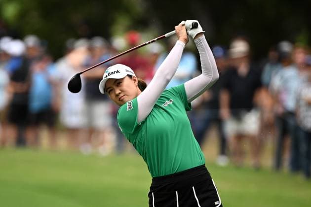 GOLF AUSTRALIAN OPEN, Minjee Lee of Australia plays a shot from the 1st fairway during Round 3 of the Women?s Australian Open 2023 at the Australian Golf Club in Sydney, Saturday, December 2, 2023. ( NO ARCHIVING, EDITORIAL USE ONLY, NO USE IN BOOKS WITHOUT CONSENT SYDNEY NEW SOUTH WALES AUSTRALIA  Copyright: xDANxHIMBRECHTSx 20231202001872590260