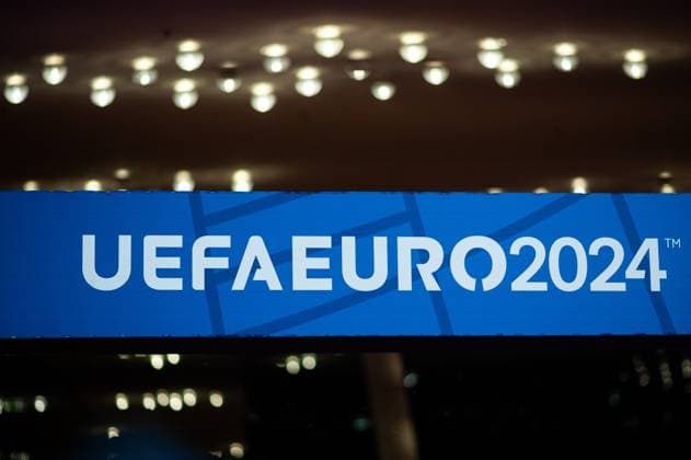 Symbolic image UEFA Euro 2024 branding, Arrival at the red carpet, GER, UEFA Euro 2024 Final Draw, Draw Elbphilharmonie Hamburg, 02 12 2023 GER, UEFA Euro 2024 Final Draw, Draw Elbphilharmonie Hamburg, 02 12 2023 Hamburg Copyright: xEibner-Pressefoto Memmlerx EP_MMR