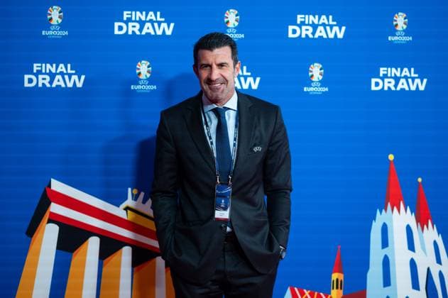Luis Figo Portugal, Former international, Real Madrid , Arrival at the red carpet, GER, UEFA Euro 2024 Final Draw, Draw Elbphilharmonie Hamburg, 02 12 2023 GER, UEFA Euro 2024 Final Draw, Draw Elbphilharmonie Hamburg, 02 12 2023 Hamburg Copyright: xEibner-Pressefoto Memmlerx EP_MMR