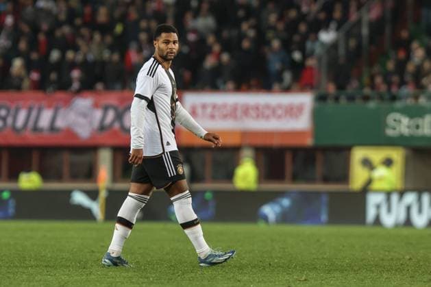 Sport, Football, UEFA international match season 2023 24 Friendly match Austria Germany 21 11 2023, Ernst Happel Stadion Vienna Serge Gnabry Germany, 10 Vienna Ernst Happel Stadion Vienna Vienna Austria
