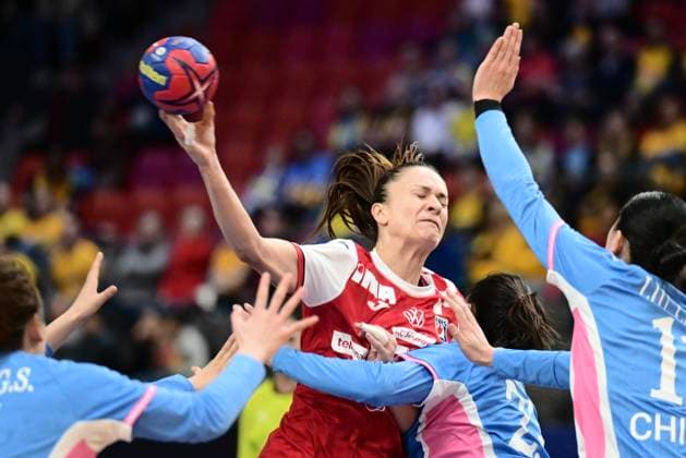 GÖTEBORG 20231203 Croatias Valentina Blazevic during Sundays World Handball Championship Group A match between Croatia and China at Scandinavium GÖTEBORG Sweden x9200x  Copyright: xBjörnxLarssonxRosvall TTx HANDBOLLS-VM 2023 CROATIA-CHINA