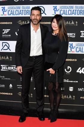 Fußball, Italien, Gran Gala del Calcio AIC in Mailand Photo Claudio Furlan LaPresse 04-12-2023 Milan, Italy - Grand Football Gala organized by AIC Foto Claudio Furlan LaPresse 04-12-2023 Milano, Italia - Gran Gala del Calcio organizzato da AIC Nella foto: Gigi Buffon Ilaria D& x2019;Amico Photo Claudio Furlan LaPresse 04-12-2023 Milan, Italy - Grand Football Gala organized by AIC  Copyright: xClaudioxFurlan LaPressex