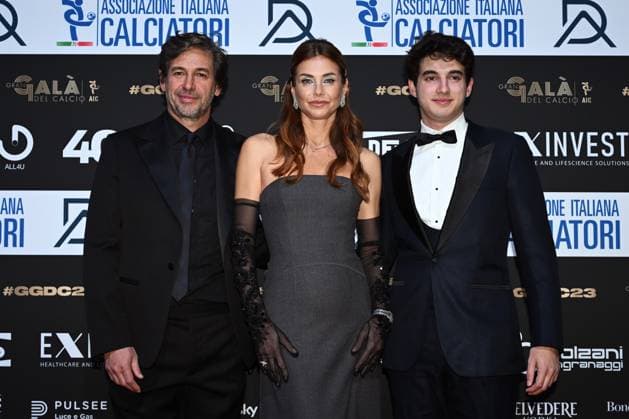 Fußball, Italien, Gran Gala del Calcio AIC in Mailand Db Milano 04 12 2022 - Gran Gala del Calcio Aic 2023 foto Daniele Buffa Image nella foto: Demetrio Albertini-Uriana Capone 