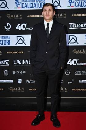 Fußball, Italien, Gran Gala del Calcio AIC in Mailand Db Milano 04 12 2022 - Gran Gala del Calcio Aic 2023 foto Daniele Buffa Image nella foto: Nicolo™ Barella 