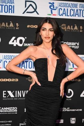 Milan, Red carpet Great football gala - AIC Milan, Red carpet Gran gala del calcio - AIC In the photo: Giulia Salemi Milan Italy  Copyright: xIPA ABACAx