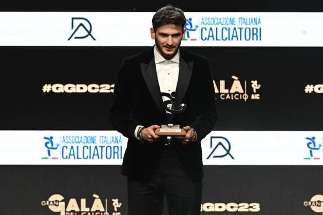 Db Milano 04 12 2023 - Gran Gala del Calcio Aic 2023 foto Daniele Buffa Image nella foto: Khvicha Kvaratskhelia 