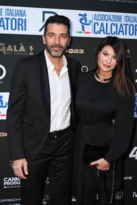 Milan, Red carpet Gran gala del calcio - AIC In the photo: Gianluigi Buffon, Ilaria D amico  Copyright: xManuelexMangiarottix xipa-agencyx xMangiarotti Terenghix 0371636735st