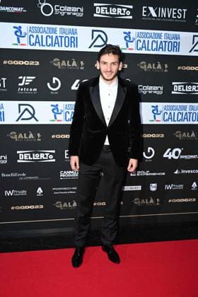 Milan, Red carpet Great football gala - AIC Milan, Red carpet Gran gala del calcio - AIC In the photo: Khvicha Kvaratskhelia Milan Italy  Copyright: xIPA ABACAx