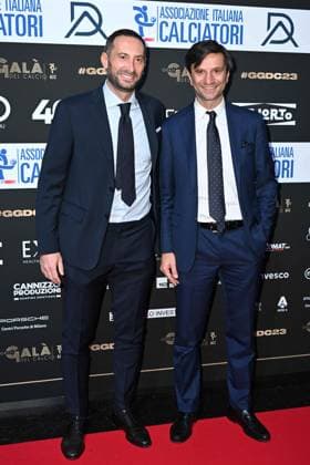 Milan, Red carpet Gran gala del calcio - AIC In the photo: Mark Iuliano, Demetrio Albertini  Copyright: xManuelexMangiarottix xipa-agencyx xMangiarotti Terenghix 0371637071st