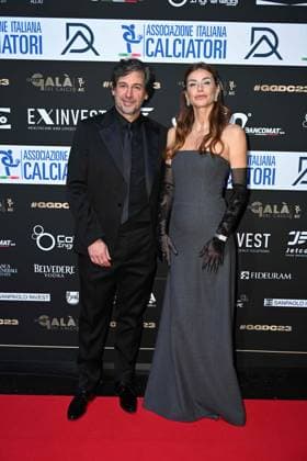 Milan, Red carpet Gran gala del calcio - AIC In the photo: Demetrio Albertini with his wife  Copyright: xManuelexMangiarottix xipa-agencyx xMangiarotti Terenghix 0371637076st