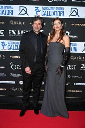 Milan, Red carpet Gran gala del calcio - AIC In the photo: Demetrio Albertini with his wife  Copyright: xManuelexMangiarottix xipa-agencyx xMangiarotti Terenghix 0371637077st
