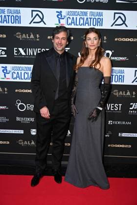 Milan, Red carpet Gran gala del calcio - AIC In the photo: Demetrio Albertini with his wife  Copyright: xManuelexMangiarottix xipa-agencyx xMangiarotti Terenghix 0371637078st