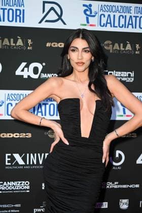 Milan, Red carpet Gran gala del calcio - AIC In the photo: Giulia Salemi  Copyright: xManuelexMangiarottix xipa-agencyx xMangiarotti Terenghix 0371639117st