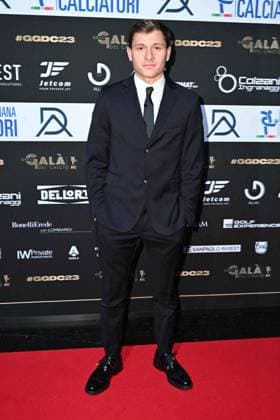 Milan, Red carpet Great football gala - AIC Milan, Red carpet Gran gala del calcio - AIC In the photo: NicolÃ² Barella Milan Italy  Copyright: xIPA ABACAx