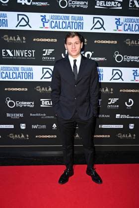 Milan, Red carpet Great football gala - AIC Milan, Red carpet Gran gala del calcio - AIC In the photo: NicolÃ² Barella Milan Italy  Copyright: xIPA ABACAx