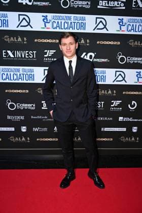 Milan, Red carpet Great football gala - AIC Milan, Red carpet Gran gala del calcio - AIC In the photo: NicolÃ² Barella Milan Italy  Copyright: xIPA ABACAx
