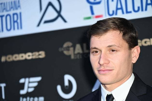 Milan, Red carpet Great football gala - AIC Milan, Red carpet Gran gala del calcio - AIC In the photo: NicolÃ² Barella Milan Italy  Copyright: xIPA ABACAx