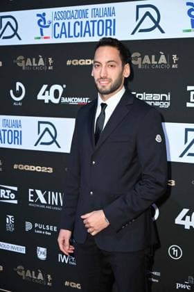 Milan, Red carpet Great football gala - AIC Milan, Red carpet Grand football gala - AIC In the photo: Hakan Ã?alhanoÄülu Milan Italy  Copyright: xIPA ABACAx