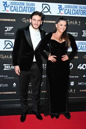 Milan, Red carpet Gran gala del calcio - AIC In the photo: Khvicha Kvaratskhelia  Copyright: xManuelexMangiarottix xipa-agencyx xMangiarotti Terenghix 0371640185st