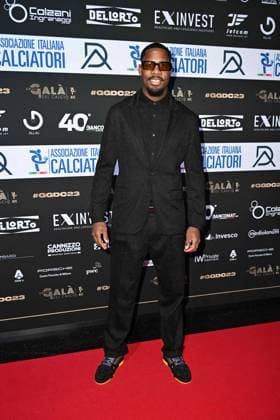 Milan, Red carpet Great football gala - AIC Milan, Red carpet Gran gala del calcio - AIC In the photo: Mike Peterson Maignan Milan Italy  Copyright: xIPA ABACAx