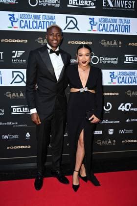 Milan, Red carpet Gran gala del calcio - AIC In the photo: Victor James Osimhen  Copyright: xManuelexMangiarottix xipa-agencyx xMangiarotti Terenghix 0371641079st