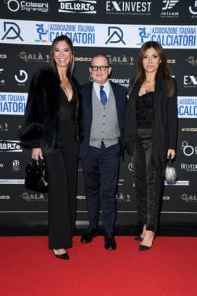Milan, Red carpet Gran gala del calcio - AIC - Sara Benci, Marina Presello, Federico Ferri  Copyright: xAlbertoxTerenghix xipa-agency.nex xMangiarotti Terenghix 0371649568st