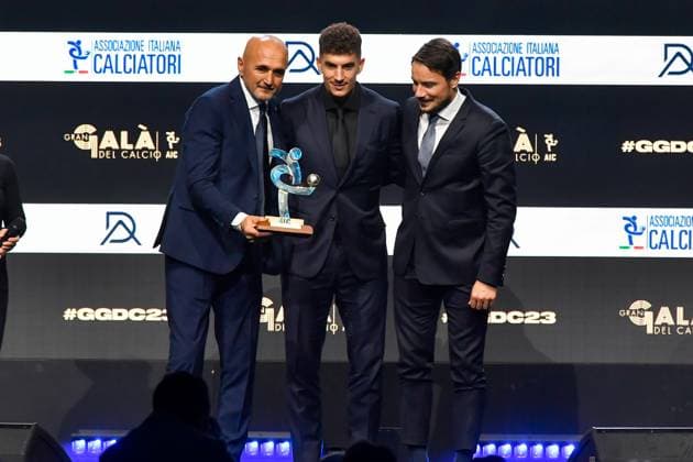 Photo Claudio Furlan LaPresse 04-12-2023 Milan, Italy - Grand Football Gala organized by AIC  Copyright: xClaudioxFurlan LaPressex