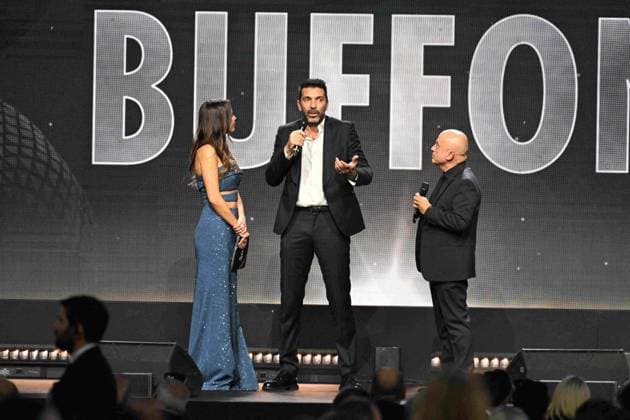 Milan, Gran gala del calcio - AIC awards ceremony Milan, Gran gala del calcio - AIC awards ceremony In the photo: Gianluigi Buffon Milan Italy  Copyright: xIPA ABACAx