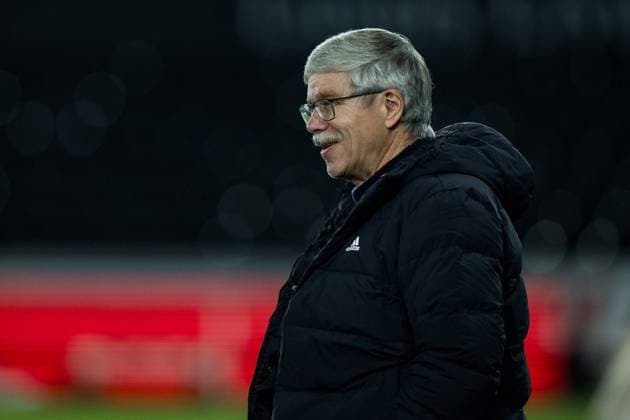 UEFA Womens Nations League Wales Germany 05 12 2023 Ralph Uwe Schaffert DFB Vice President UEFA Womens Nations League, Wales Germany, Swansea, Swansea Stadium on 05 12 2023 Copyright: xBEAUTIFULxSPORTS Wunderlx