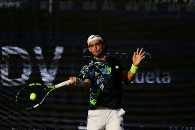 December 5, 2023, Puerto Cabello, Carabobo, Venezuela: December 05, 2023. Juan Bautista Torres, from Argentina, participates in the Dracula Open international tennis tournament in the city of Puerto Cabello, Venezuela. Photo: Puerto Cabello Venezuela - ZUMAhe3_ 0372151342st Copyright: xJuanxCarlosxHernandezx