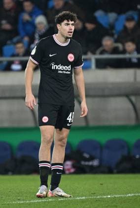 06 12 2023, xjhx, Football DFB Cup 1 8 Final, 1 FC Saarbruecken Eintracht Frankfurt emspor, v l Nacho Ferri of Eintracht Frankfurt FREISTELLER DFL DFB REGULATIONS PROHIBIT ANY USE OF PHOTOGRAPHS as IMAGE SEQUENCES and or QUASI VIDEO Saarbruecken