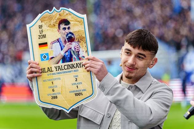 Bilal Yalcinkaya Hamburger SV, 48 GER, Hamburger SV vs SC Paderborn 07, Football, 2 Bundesliga, Matchday 16, Season 2023 2024, 09 12 2023 DFL REGULATIONS PROHIBIT ANY USE OF PHOTOGRAPHS AS IMAGE SEQUENCES AND OR QUASI VIDEO GER, Hamburger SV vs SC Paderborn 07, Football, 2 Bundesliga, Matchday 16, Season 2023 2024, 09 12 2023 Hamburg Copyright: xEibner-Pressefoto MarcelxvonxFehrnx EP_MFN