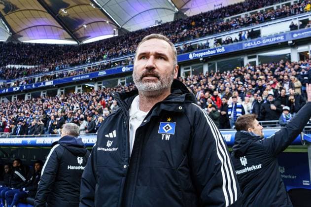 Tim Walter Hamburger SV, Coach GER, Hamburger SV vs SC Paderborn 07, Football, 2 Bundesliga, Matchday 16, Season 2023 2024, 09 12 2023 DFL REGULATIONS PROHIBIT ANY USE OF PHOTOGRAPHS AS IMAGE SEQUENCES AND OR QUASI VIDEO GER, Hamburger SV vs SC Paderborn 07, Football, 2 Bundesliga, Matchday 16, Season 2023 2024, 09 12 2023 Hamburg Copyright: xEibner-Pressefoto MarcelxvonxFehrnx EP_MFN