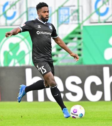 09 12 2023 Soccer season 2023 2024 2 Soccer Bundesliga 16 Matchday SpVgg Greuther Fürth Kleeblatt 1 FC Magdeburg FCM Sportfoto Zink xwoxzix DFL regulations prohibit any use of photographs as image sequences and or quasi video only for editorial use Daniel Heber 15, 1 FC Magdeburg Freisteller Einzelbild