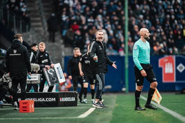 Soccer Men Season 2023 2024 2 Soccer Bundesliga 16 Matchday Hamburger SV vs SC Paderborn 07 09 12 2023 a bad coach Tim Walter HSV Hamburg Volksparkstadion Hamburg Germany