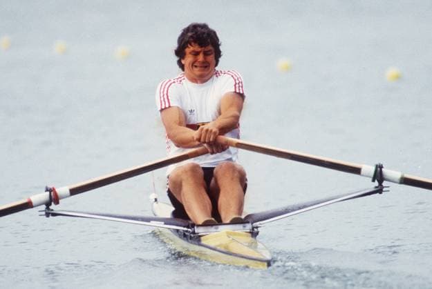 Ruder Ikone Peter Michael KOLBE im Alter von nur 70 Jahren gestorben. ARCHIVFOTO; Peter-Michael KOLBE, Deutschland, Rudern, Einer, Aktion, sehr angestrengt, Qf. *** Rowing icon Peter Michael KOLBE dead at the age of just 70 ARCHIVE PHOTO Peter Michael KOLBE, Germany, Rowing, One, Action, very strained, Qf