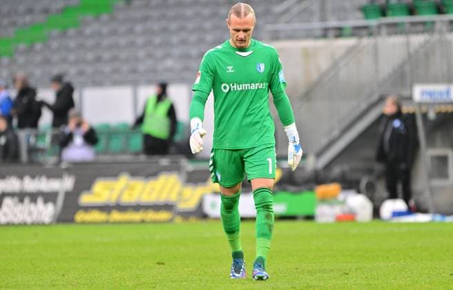 09 12 2023 Soccer season 2023 2024 2 Soccer Bundesliga 16 Matchday SpVgg Greuther Fürth Kleeblatt 1 FC Magdeburg FCM Sportfoto Zink xwoxzix DFL regulations prohibit any use of photographs as image sequences and or quasi video only for editorial use Dominik Reimann 1, FC Magdeburg disappointed disappointment