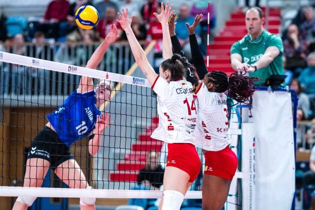 VBL Volleyball Bundesliga SC Potsdam Alianz MTV Stuttgart 9 12 2023 VBL Volleyball Bundesliga SC Potsdam Allianz MTV Stuttgart 9 12 2023 Copyright: xBEAUTIFULxSPORTS NicolxMarschallx