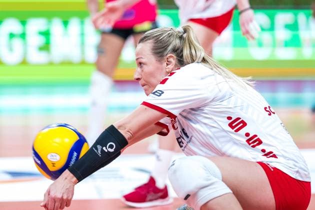 VBL Volleyball Bundesliga SC Potsdam Alianz MTV Stuttgart 9 12 2023 VBL Volleyball Bundesliga SC Potsdam Allianz MTV Stuttgart Antonia Stautz SC Potsdam 6 9 12 2023 Copyright: xBEAUTIFULxSPORTS NicolxMarschallx