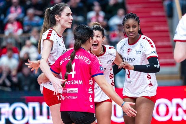 VBL Volleyball Bundesliga SC Potsdam Allianz MTV Stuttgart 09 12 2023 VBL Volleyball Bundesliga SC Potsdam Allianz MTV Stuttgart 9 12 2023 Copyright: xBEAUTIFULxSPORTS NicolxMarschallx