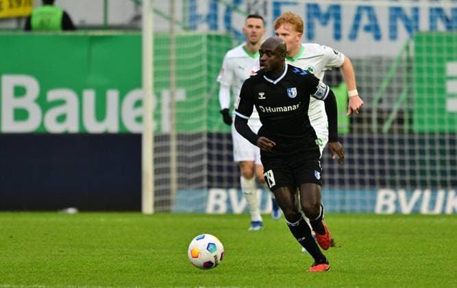 09 12 2023 Soccer Season 2023 2024 2 Soccer Bundesliga 16 Matchday SpVgg Greuther Fürth Kleeblatt 1 FC Magdeburg FCM Sportfoto Zink MeZi xmexzix DFL regulations prohibit any use of photographs as image sequences and or quasi video only for editorial use Amara Conde 29, FC Magdeburg