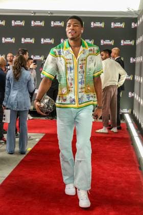 LAS VEGAS, NV - DECEMBER 9: Rui Hachimura arriving at the NBA, Basketball Herren, USA In-Season Tournament Finals Arrivals at the T Mobile Arena in Las Vegas, Nevada, on December 9, 2023. Copyright: xDeeCeexCarterx
