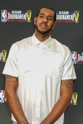 LAS VEGAS, NV - DECEMBER 9: LaMarcus Aldridge arriving at the NBA, Basketball Herren, USA In-Season Tournament Finals Arrivals at the T Mobile Arena in Las Vegas, Nevada, on December 9, 2023. Copyright: xDeeCeexCarterx