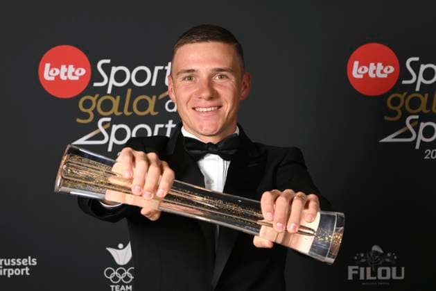 Belgian Sports Awards Gala 2023 BRUSSELS, BELGIUM - DECEMBER 10 : Evenepoel Remco pictured during the annual belgian awards gala organized by Sportspress at which the sportsperson, sportswoman, hopeful, team, coach and paralympian of the year are elected on December 10, 2023 in Brussels, Belgium, 10 12 2023 Brussels Belgium  Copyright: xVincentxKalutx